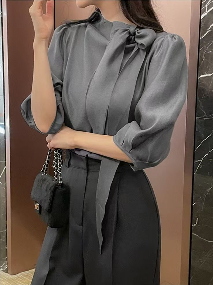 GUNNY GIRLS-거니걸스-T東大門直郵女裝新品人氣襯衫蕾絲衫GUNNY GIRLS襯衫/蕾絲衫圖色3