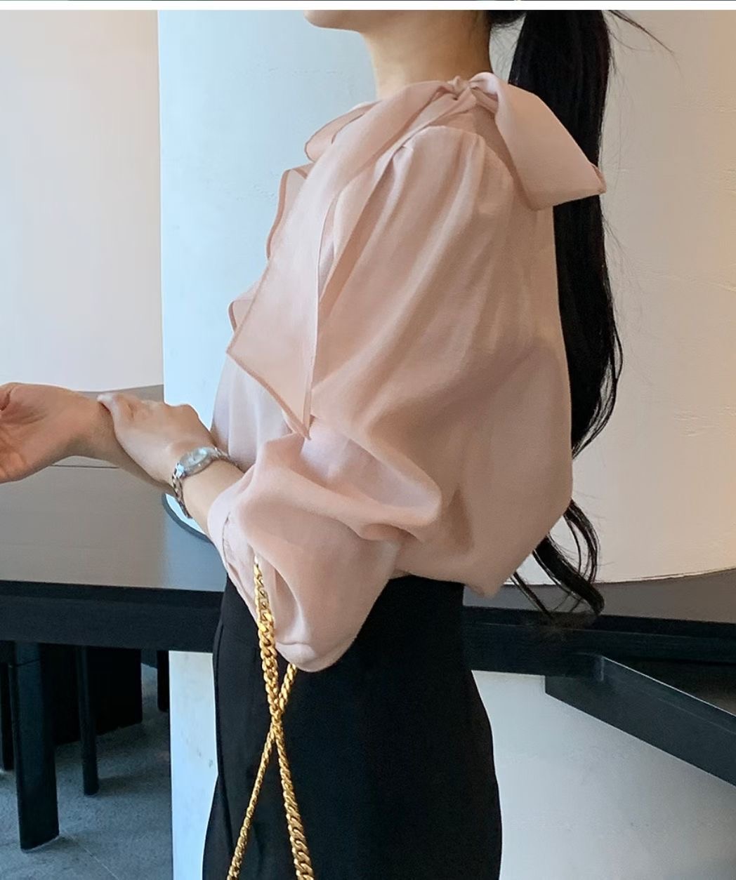 GUNNY GIRLS-거니걸스-T東大門直郵女士新款熱賣襯衫蕾絲衫GUNNY GIRLS襯衫/蕾絲衫