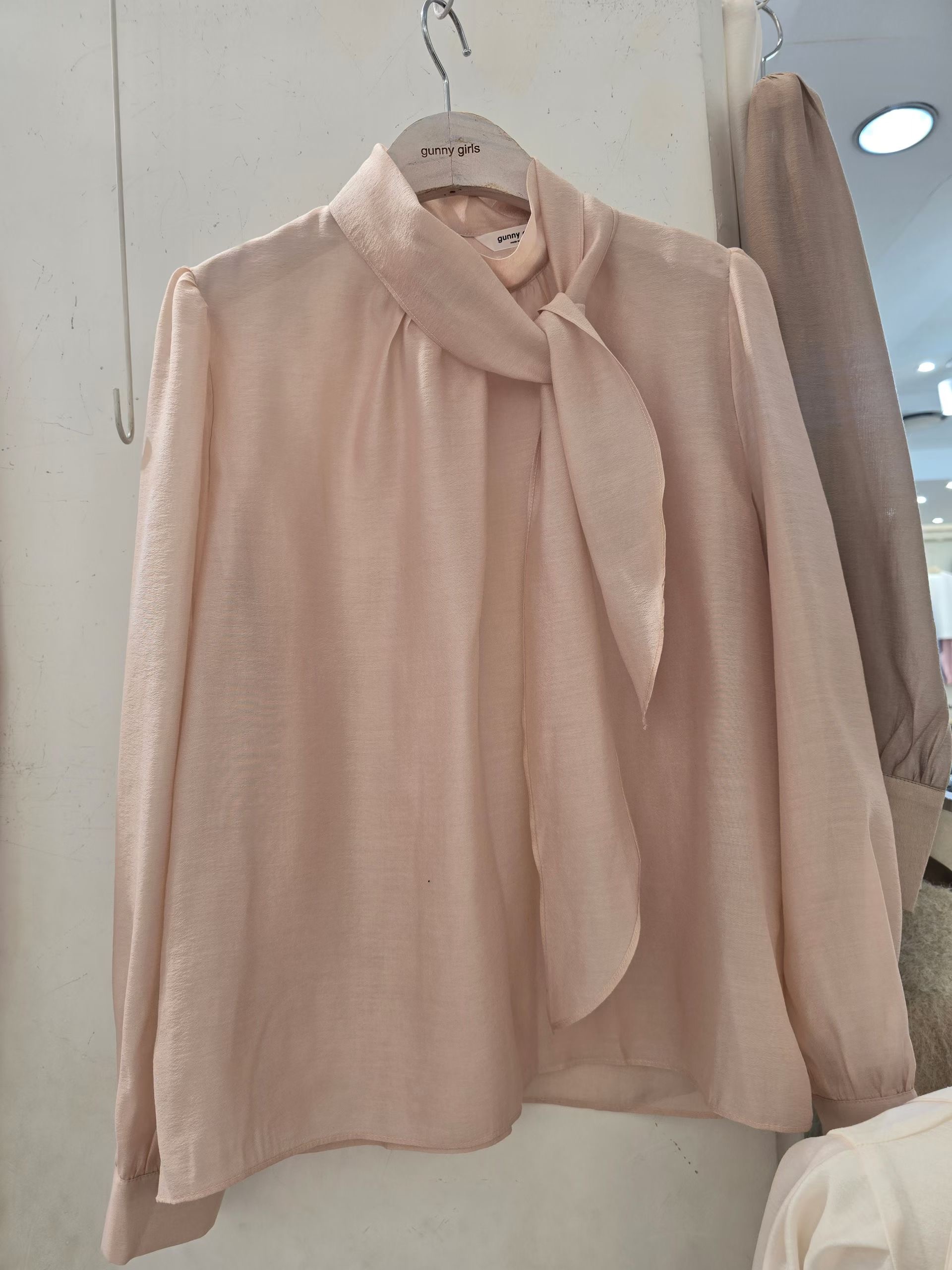 GUNNY GIRLS-거니걸스-T東大門直郵女士新品人氣襯衫蕾絲衫褶皺GUNNY GIRLS襯衫/蕾絲衫圖色3