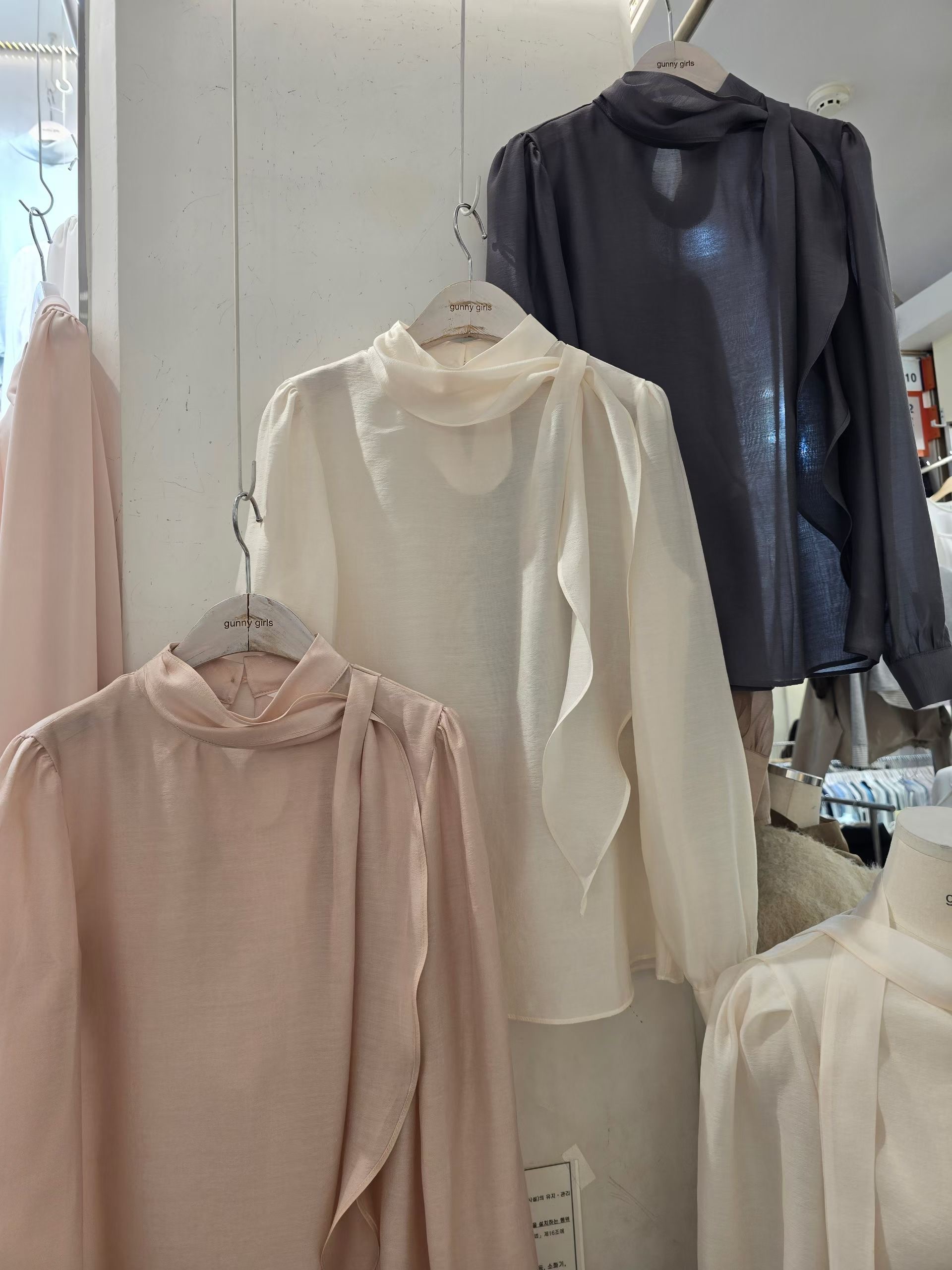 GUNNY GIRLS-거니걸스-T韓國代購女士新品職業襯衫蕾絲衫GUNNY GIRLS襯衫/蕾絲衫