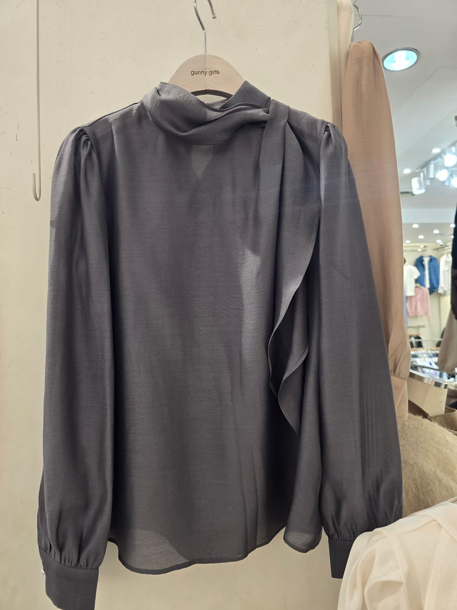 GUNNY GIRLS-거니걸스-T韓國代購女士新品職業襯衫蕾絲衫GUNNY GIRLS襯衫/蕾絲衫圖色3