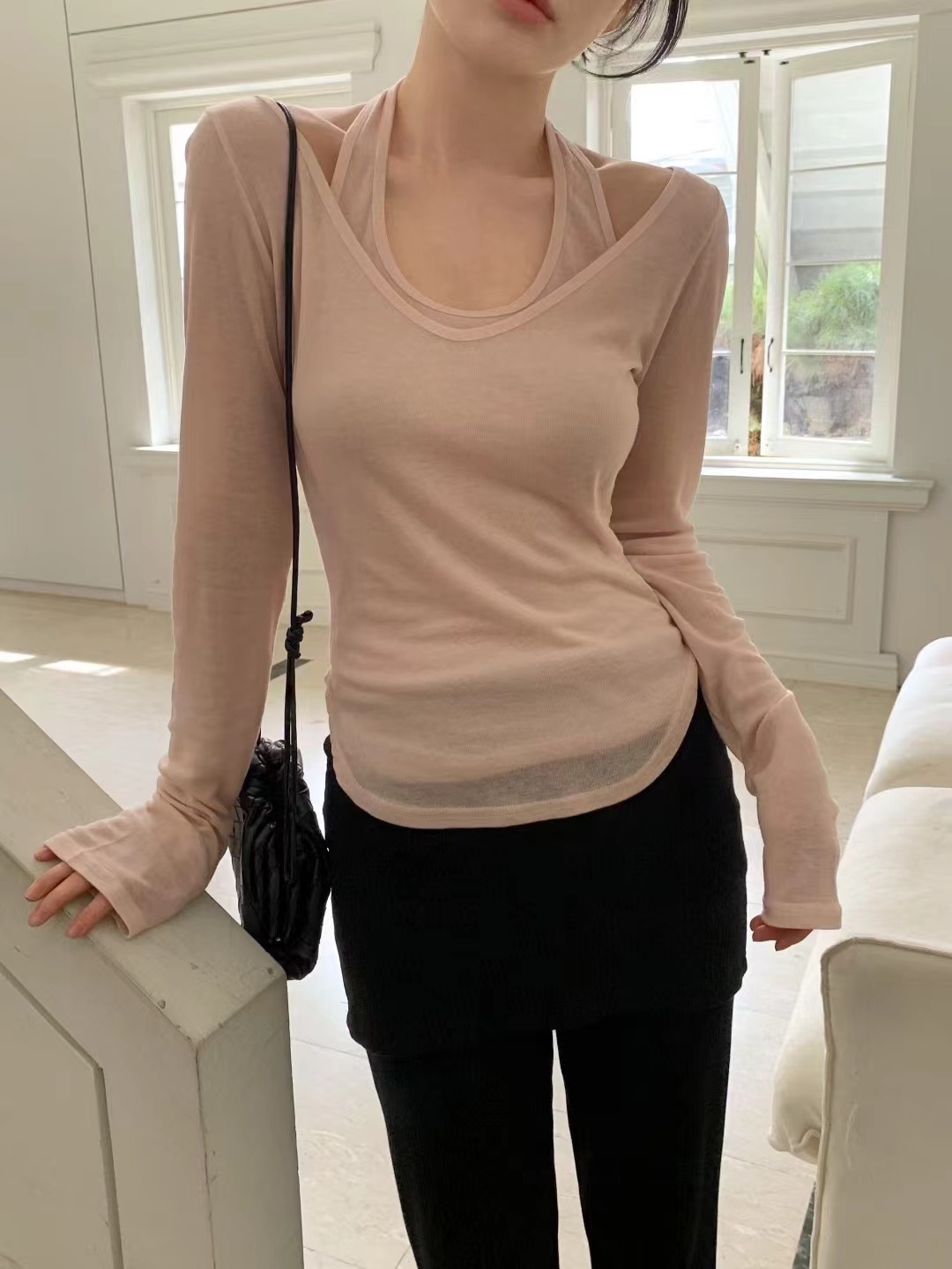 OUIR韓國直郵女裝新品26春夏休閑推薦人氣真品職業時尚套裝OUIR套裝圖色2