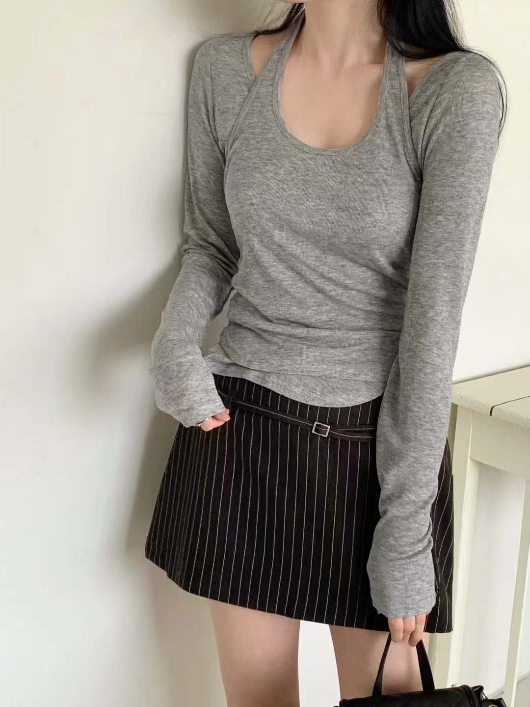 OUIR韓國直郵女裝新品26春夏休閑推薦人氣真品職業時尚套裝OUIR套裝圖色4