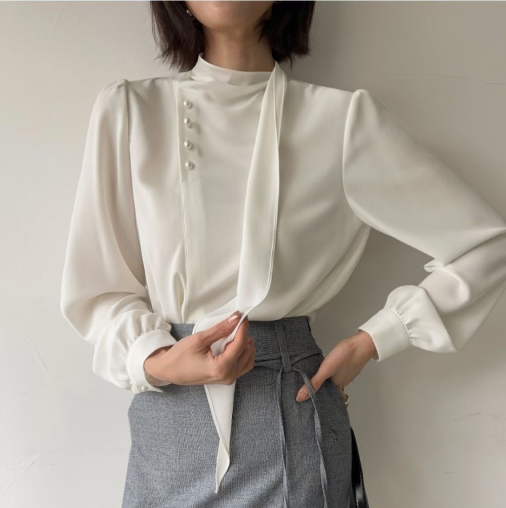 GUNNY GIRLS-거니걸스-T東大門實拍女裝新品時尚襯衫蕾絲衫GUNNY GIRLS襯衫/蕾絲衫