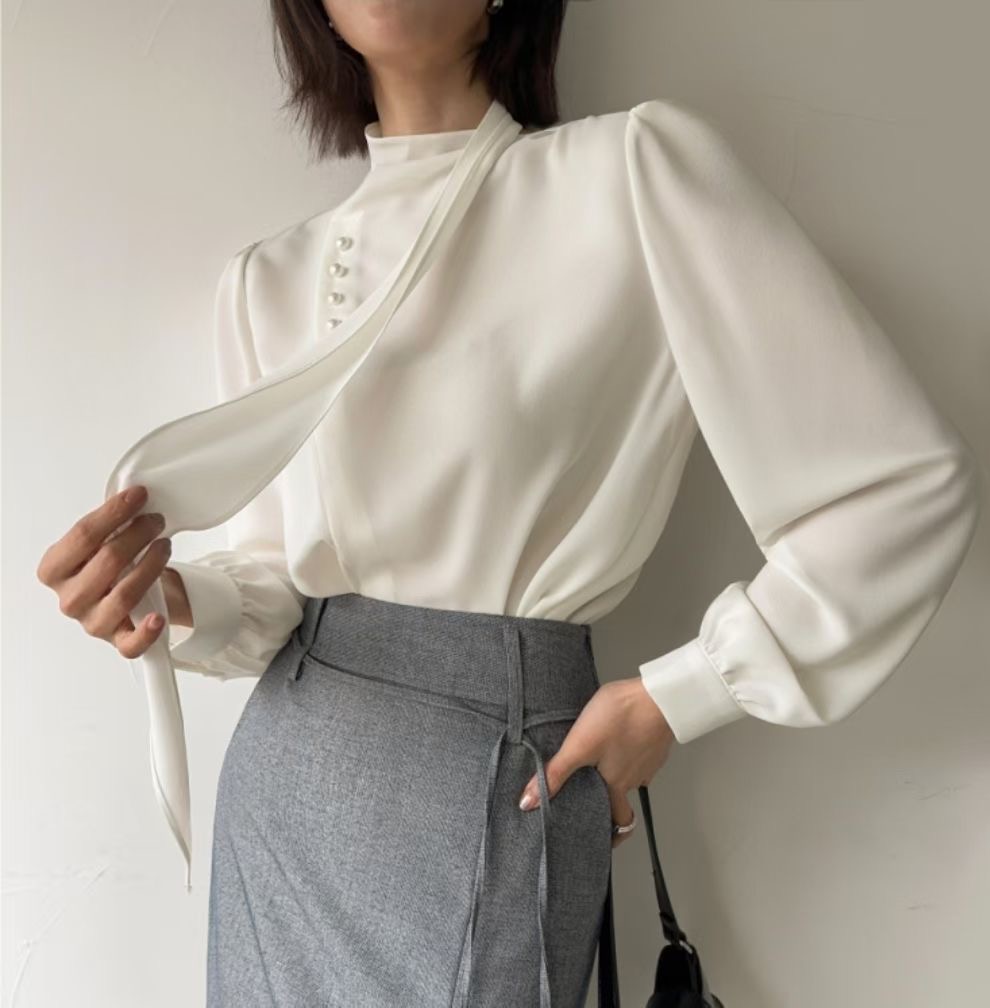 GUNNY GIRLS-거니걸스-T東大門實拍女裝新品時尚襯衫蕾絲衫GUNNY GIRLS襯衫/蕾絲衫