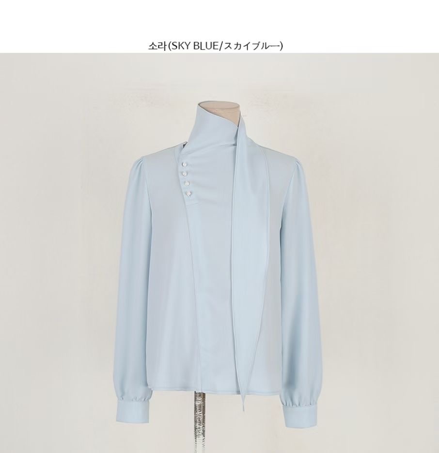 GUNNY GIRLS-거니걸스-T東大門實拍女裝新品時尚襯衫蕾絲衫GUNNY GIRLS襯衫/蕾絲衫圖色1