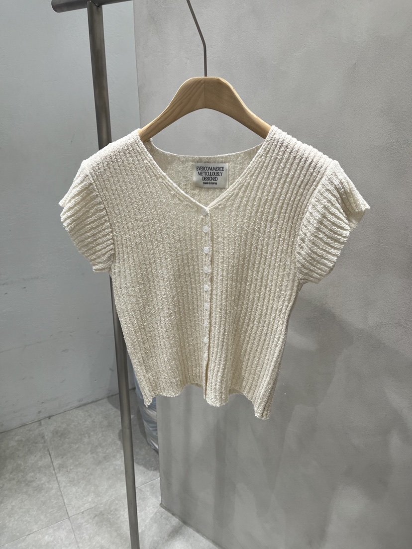 EVERCOMMERCE METICULOUSLY DESIGNED韓國代購女裝新款推薦針織衫羅紋EVERCOMMERCE METICULOUSLY DESIGNED針織衫圖色3