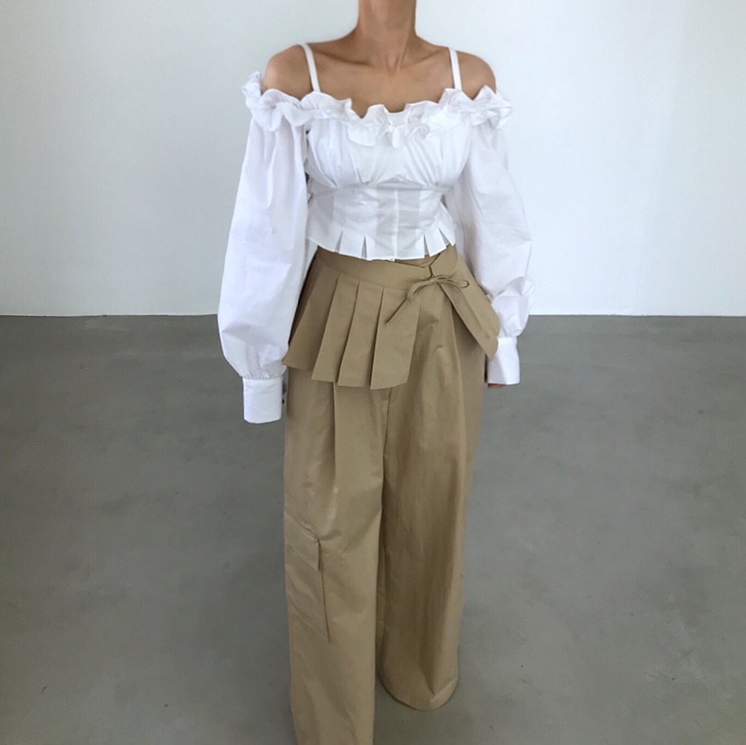 2TWO MOON東大門代購女士新品熱賣人氣時尚職業襯衫蕾絲衫2TWO MOON襯衫/蕾絲衫圖色2