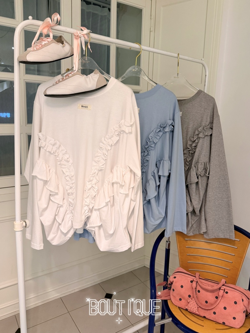 BOUTIQUE-L東大門直郵女裝新款26春夏推薦時尚人氣長袖T恤BOUTIQUE-L長袖T恤