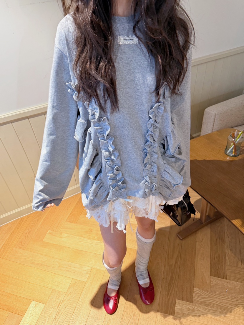 BOUTIQUE-L東大門直郵女裝新款26春夏推薦時尚人氣長袖T恤BOUTIQUE-L長袖T恤