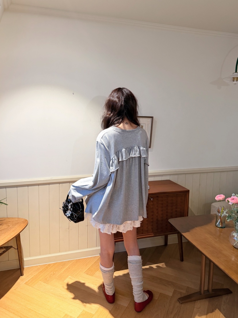 BOUTIQUE-L東大門直郵女裝新款26春夏推薦時尚人氣長袖T恤BOUTIQUE-L長袖T恤