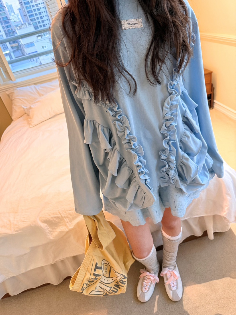 BOUTIQUE-L東大門直郵女裝新款26春夏推薦時尚人氣長袖T恤BOUTIQUE-L長袖T恤