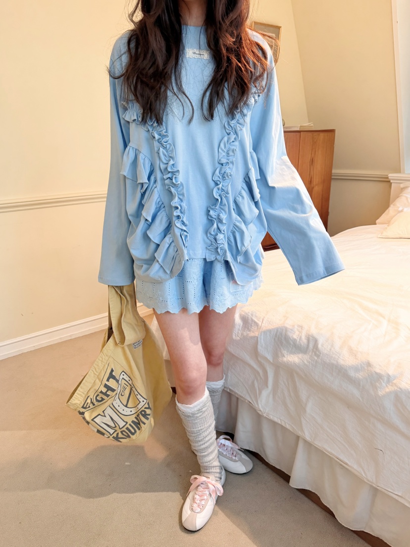 BOUTIQUE-L東大門直郵女裝新款26春夏推薦時尚人氣長袖T恤BOUTIQUE-L長袖T恤