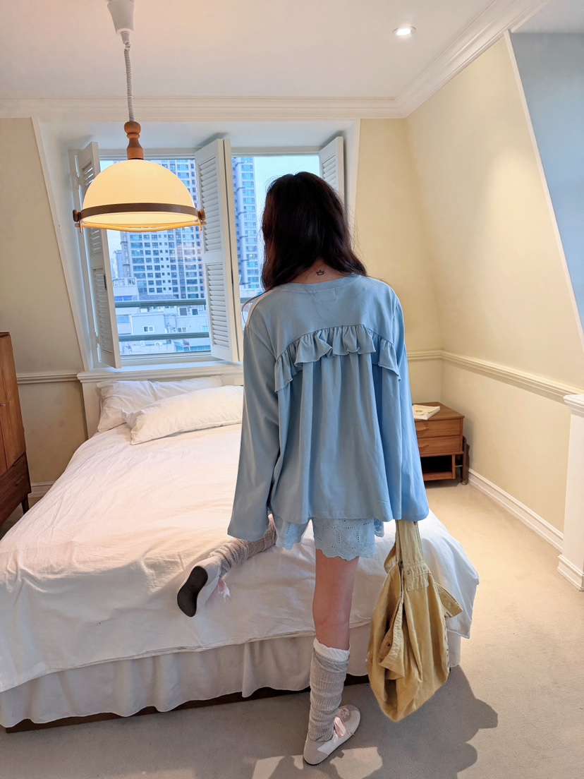 BOUTIQUE-L東大門直郵女裝新款26春夏推薦時尚人氣長袖T恤BOUTIQUE-L長袖T恤