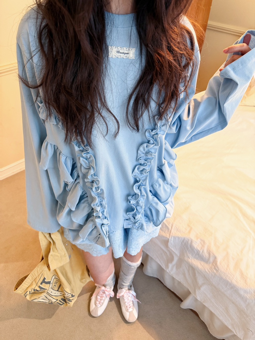 BOUTIQUE-L東大門直郵女裝新款26春夏推薦時尚人氣長袖T恤BOUTIQUE-L長袖T恤