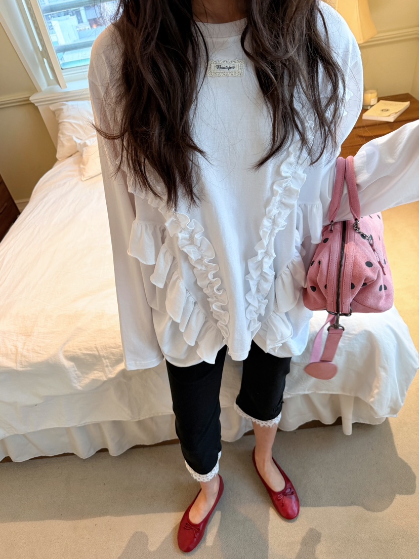 BOUTIQUE-L東大門直郵女裝新款26春夏推薦時尚人氣長袖T恤BOUTIQUE-L長袖T恤