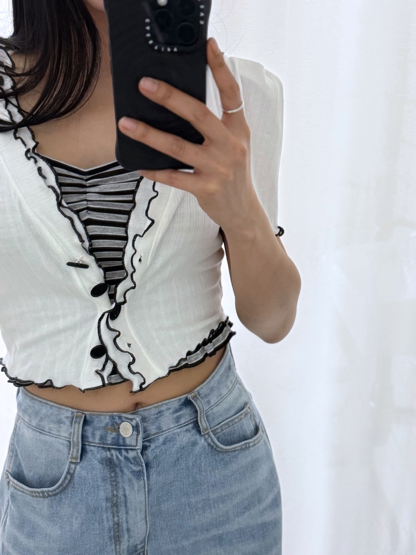 AB東大門代購女士新品熱賣時尚職業真品T恤不含內搭羊毛衫ABT恤