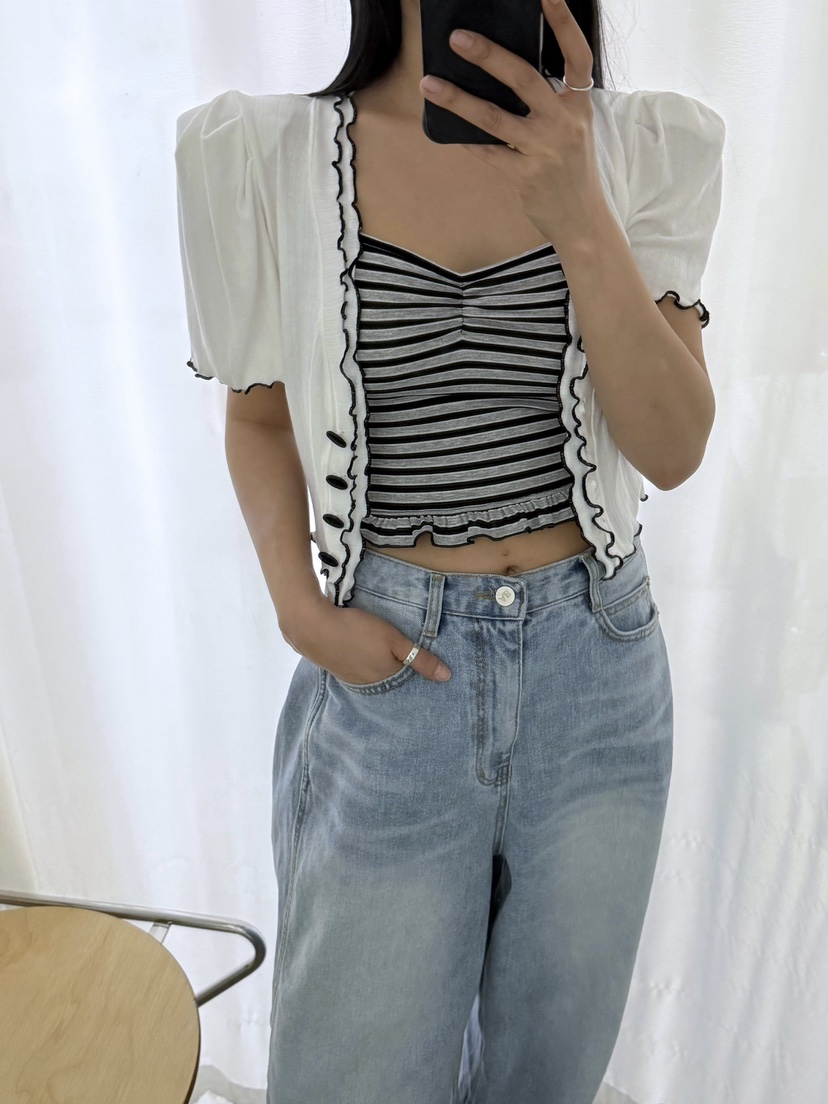 AB東大門代購女士新品熱賣時尚職業真品T恤不含內搭羊毛衫ABT恤圖色3