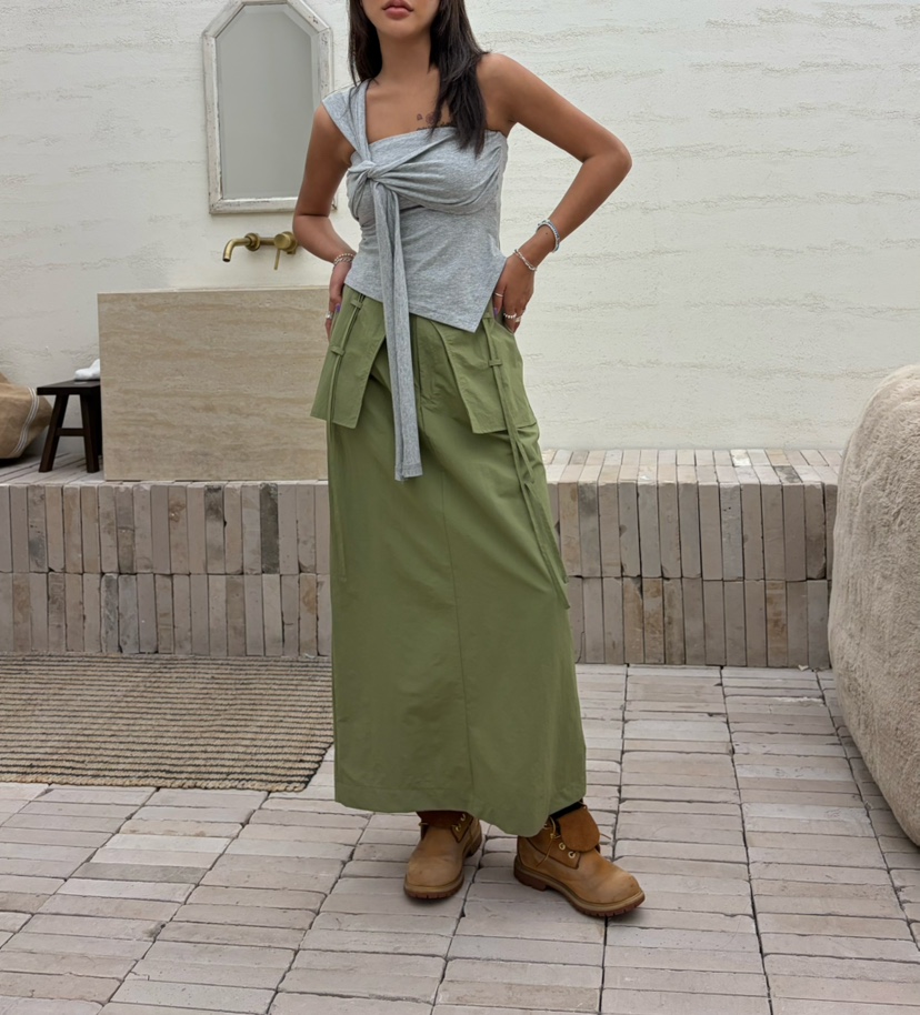 CUCUMBER韓國代購女裝新品26春夏職業人氣休閑熱賣真品長裙CUCUMBER長裙