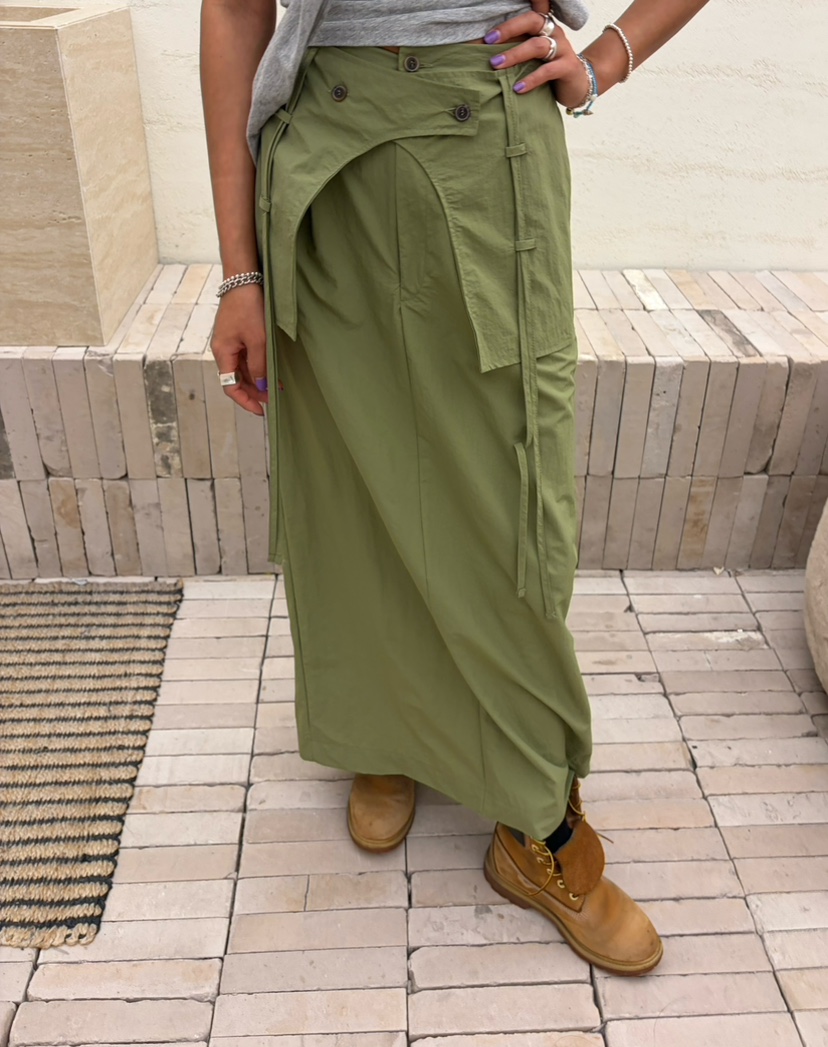 CUCUMBER韓國代購女裝新品26春夏職業人氣休閑熱賣真品長裙CUCUMBER長裙