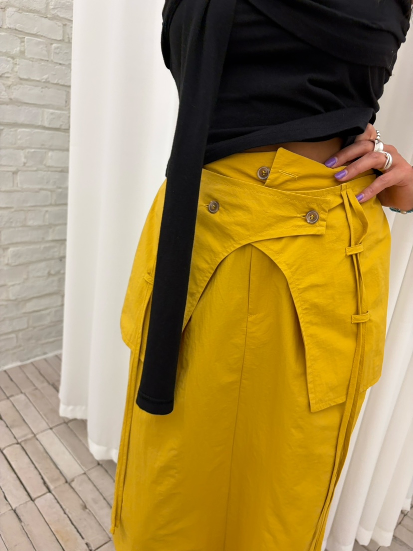 CUCUMBER韓國代購女裝新品26春夏職業人氣休閑熱賣真品長裙CUCUMBER長裙