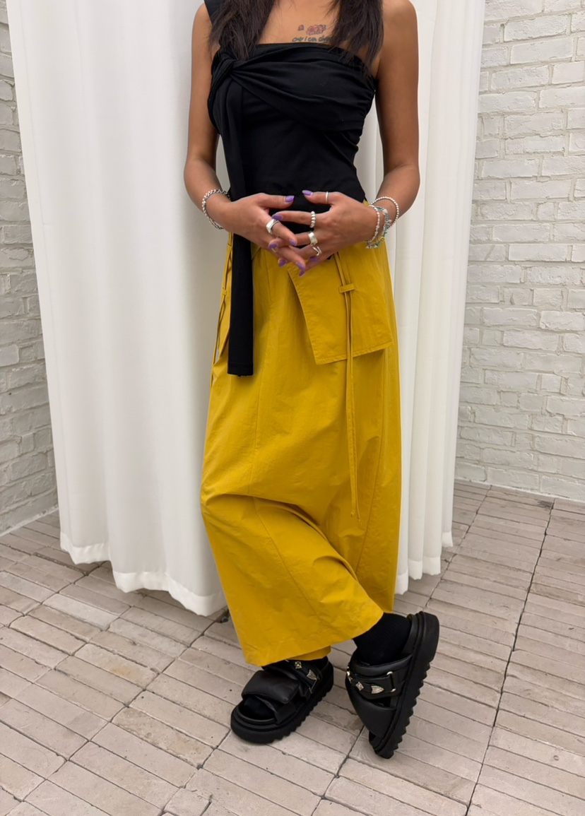 CUCUMBER韓國代購女裝新品26春夏職業人氣休閑熱賣真品長裙CUCUMBER長裙圖色2