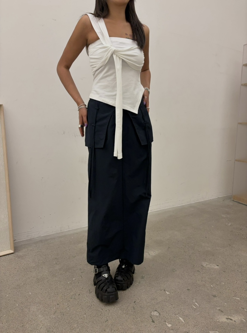 CUCUMBER韓國代購女裝新品26春夏職業人氣休閑熱賣真品長裙CUCUMBER長裙圖色3