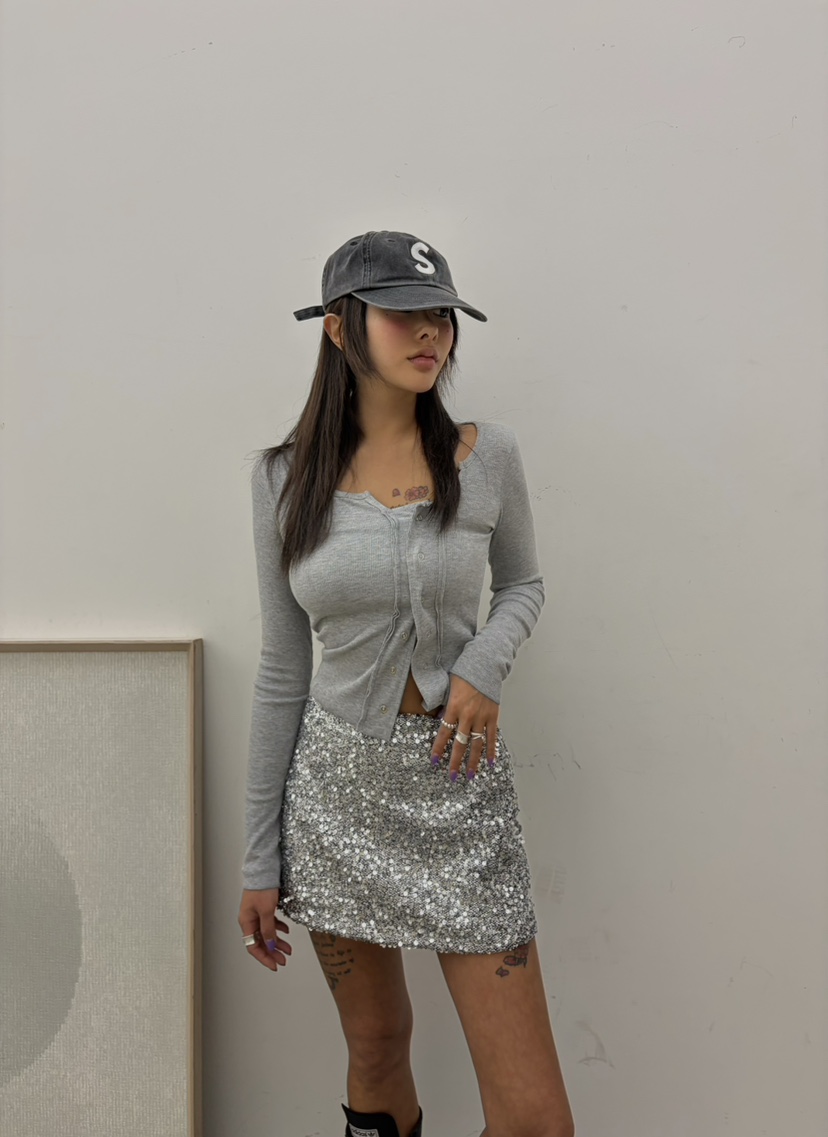 CUCUMBER東大門實拍女士新品推薦真品人氣休閑短裙不含屁簾CUCUMBER短裙圖色1