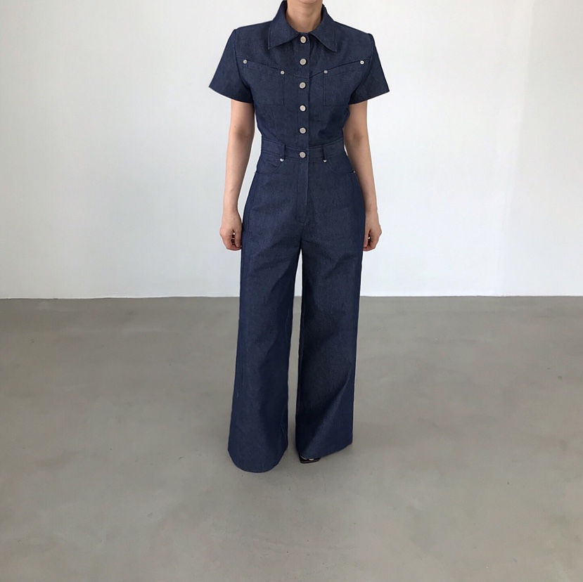 2TWO MOON韓國直郵女士新款熱賣26春夏休閑推薦連體褲長款2TWO MOON連體褲