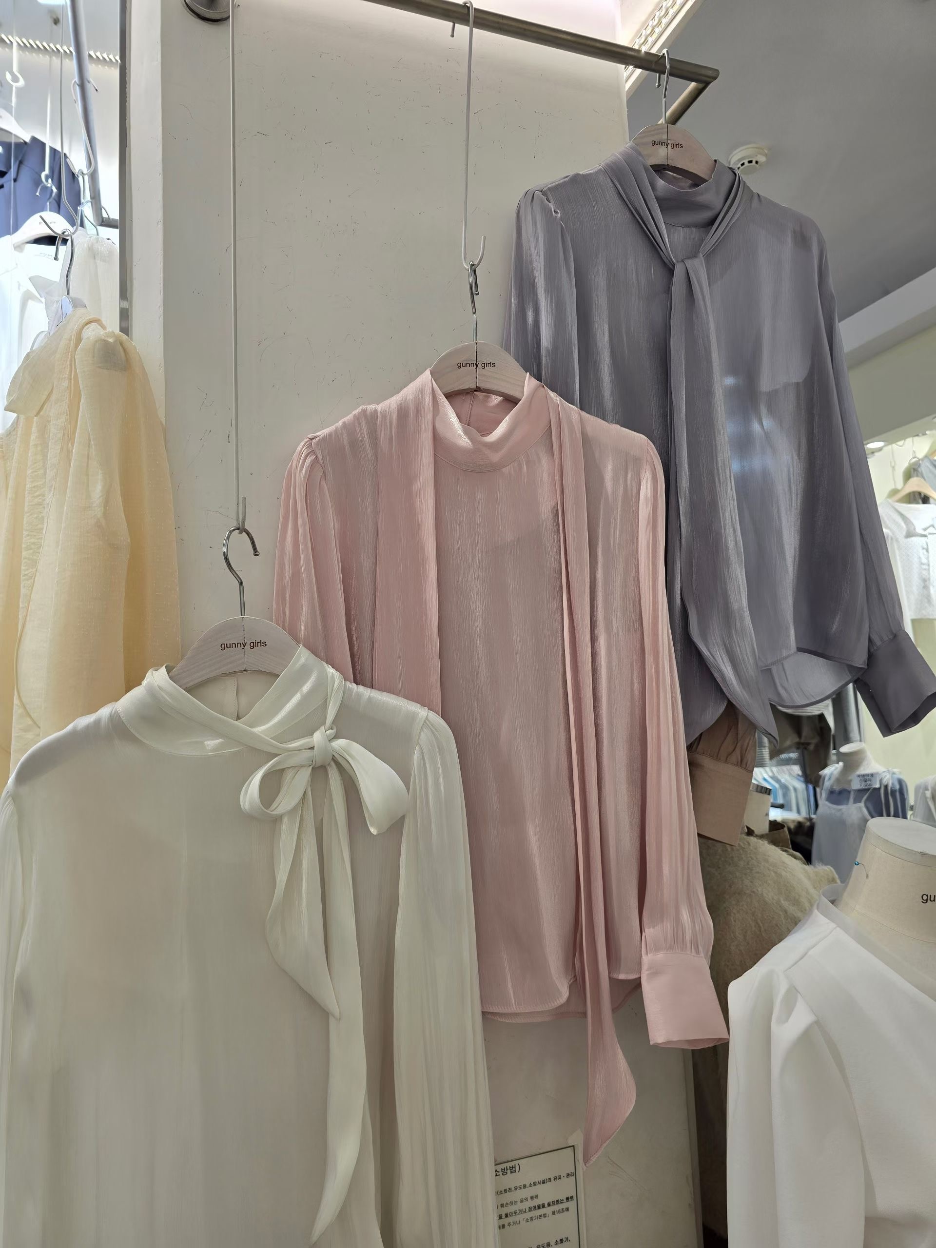 GUNNY GIRLS-거니걸스-T東大門實拍女士新品推薦襯衫蕾絲衫GUNNY GIRLS襯衫/蕾絲衫