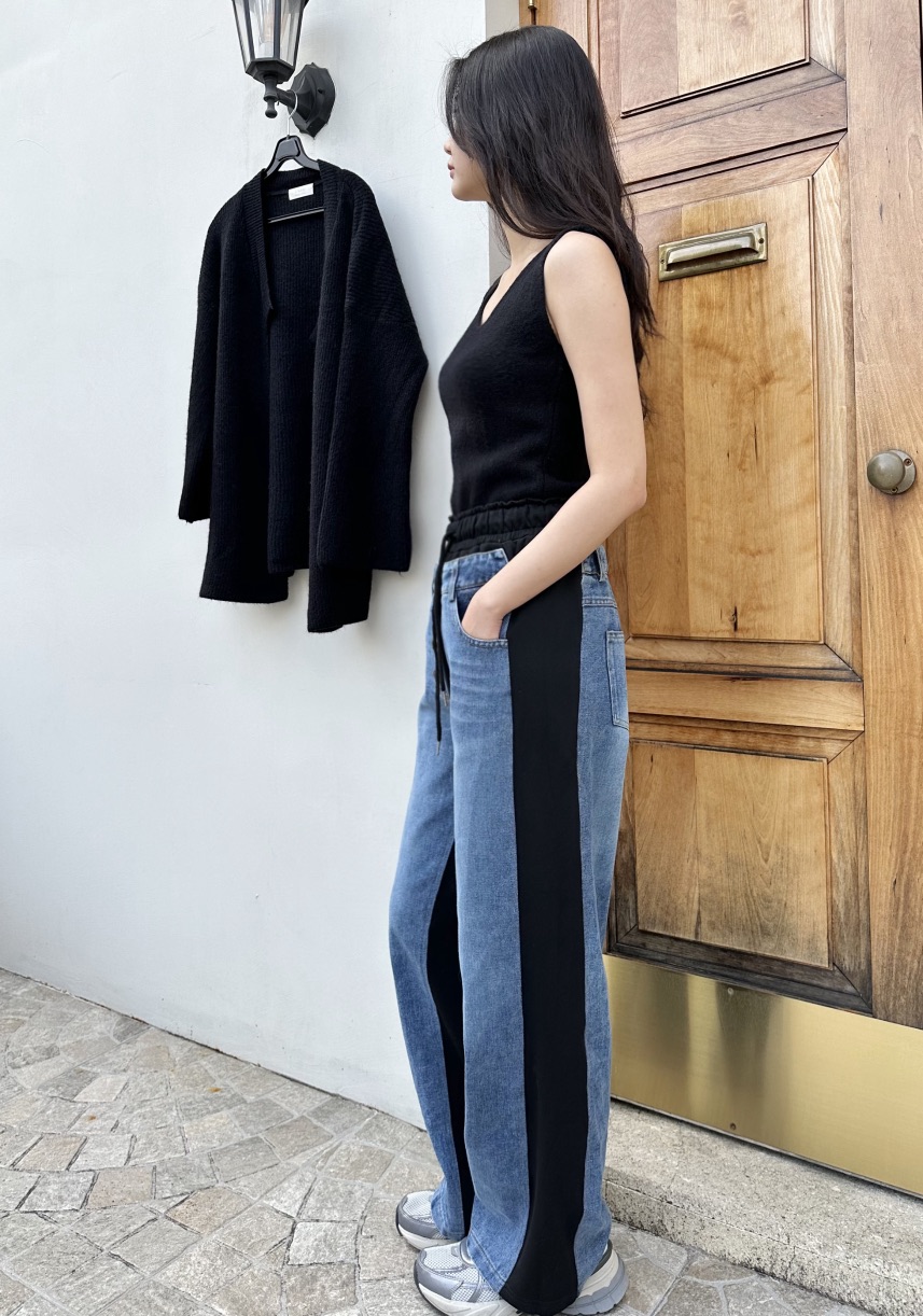 CLASSY-O東大門實拍女裝新款休閑時尚職業推薦牛仔褲毛圈CLASSY-O牛仔褲