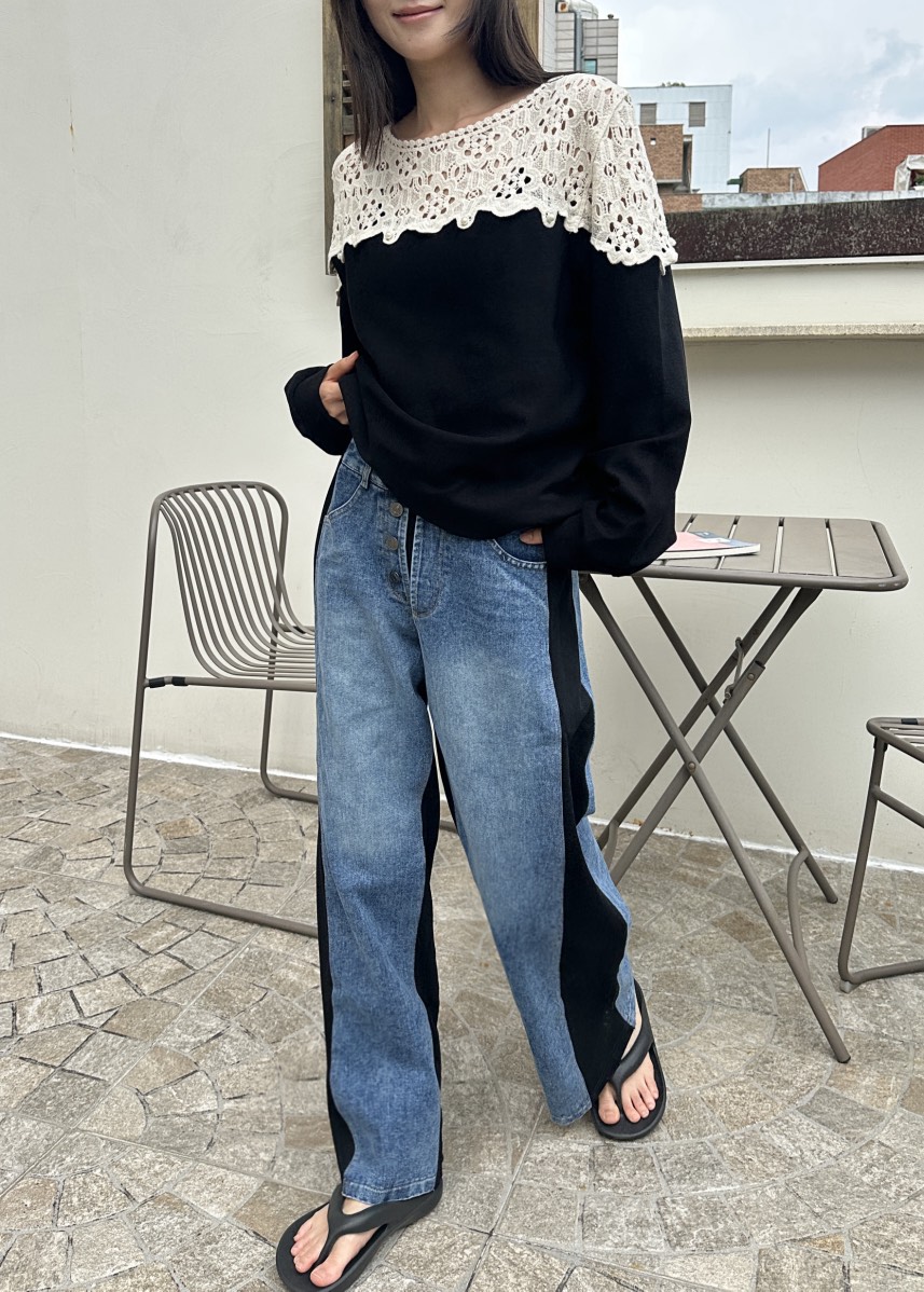 CLASSY-O東大門實拍女裝新款休閑時尚職業推薦牛仔褲毛圈CLASSY-O牛仔褲