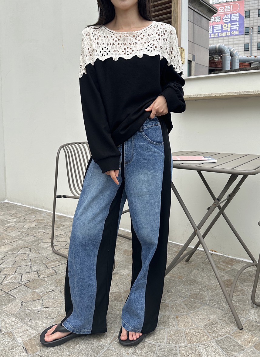 CLASSY-O東大門實拍女裝新款休閑時尚職業推薦牛仔褲毛圈CLASSY-O牛仔褲