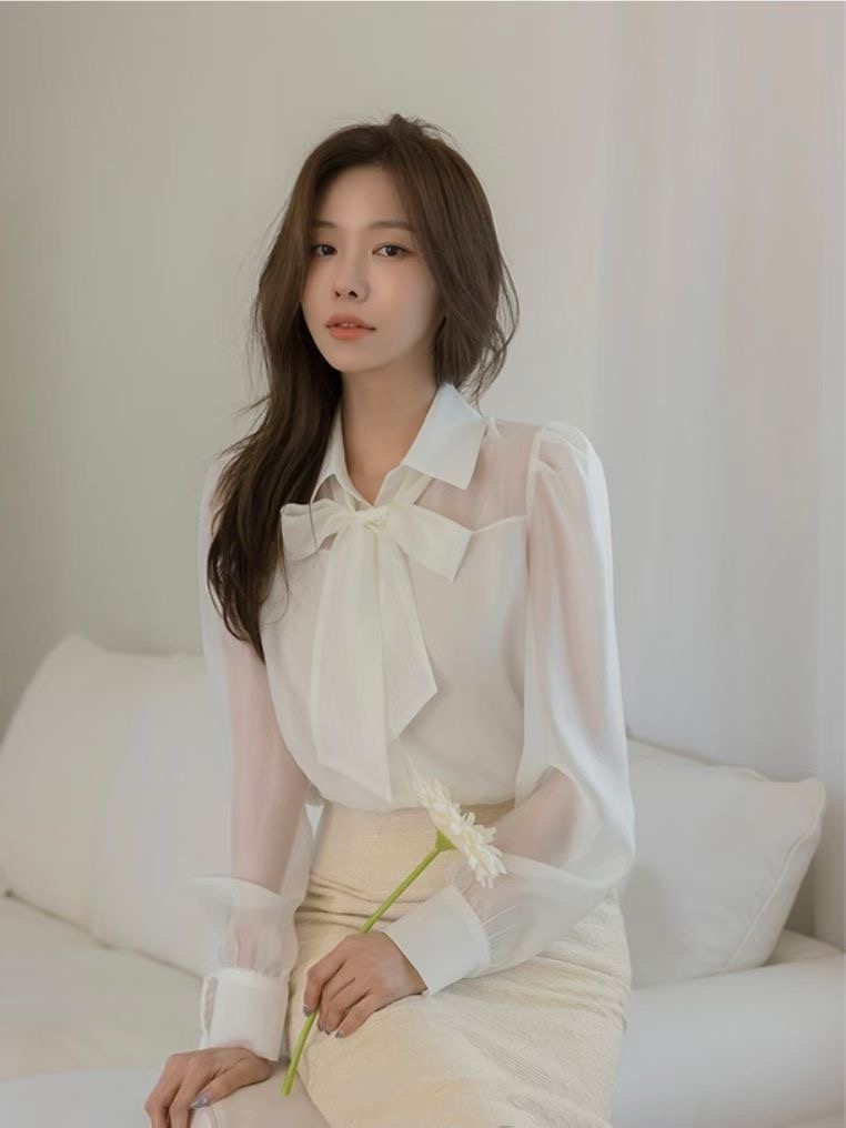 GUNNY GIRLS-거니걸스-T韓國代購女裝新品時尚襯衫蕾絲衫圍巾GUNNY GIRLS襯衫/蕾絲衫