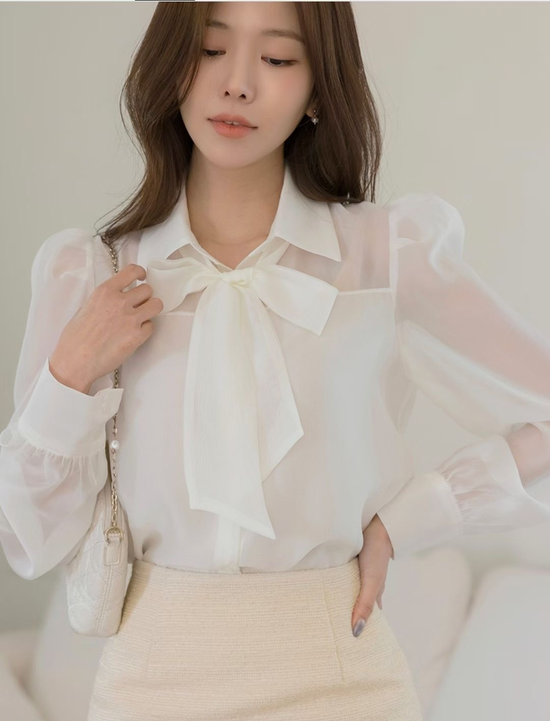 GUNNY GIRLS-거니걸스-T韓國代購女裝新品時尚襯衫蕾絲衫圍巾GUNNY GIRLS襯衫/蕾絲衫