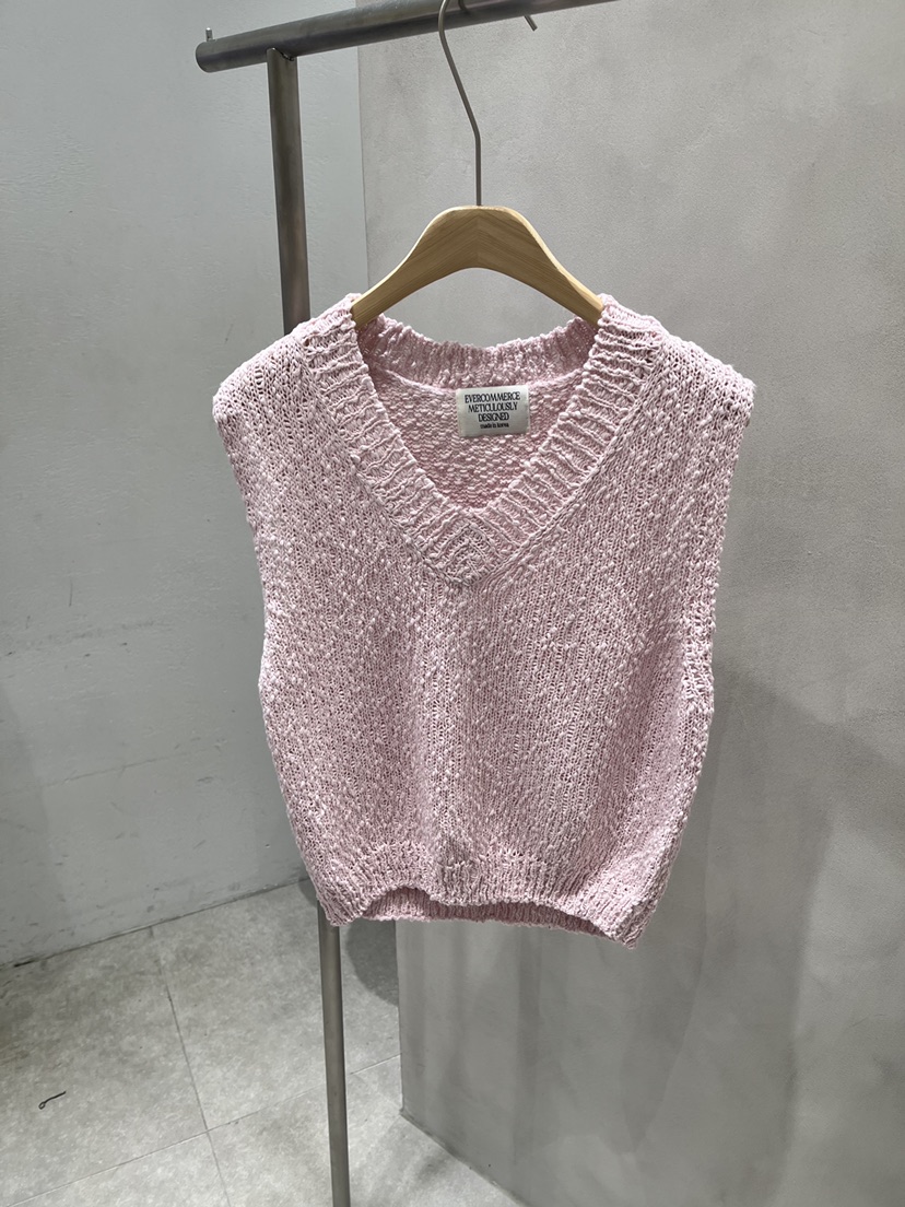 EVERCOMMERCE METICULOUSLY DESIGNED韓國直郵女士新品休閑吊帶背心EVERCOMMERCE METICULOUSLY DESIGNED吊帶/背心圖色1