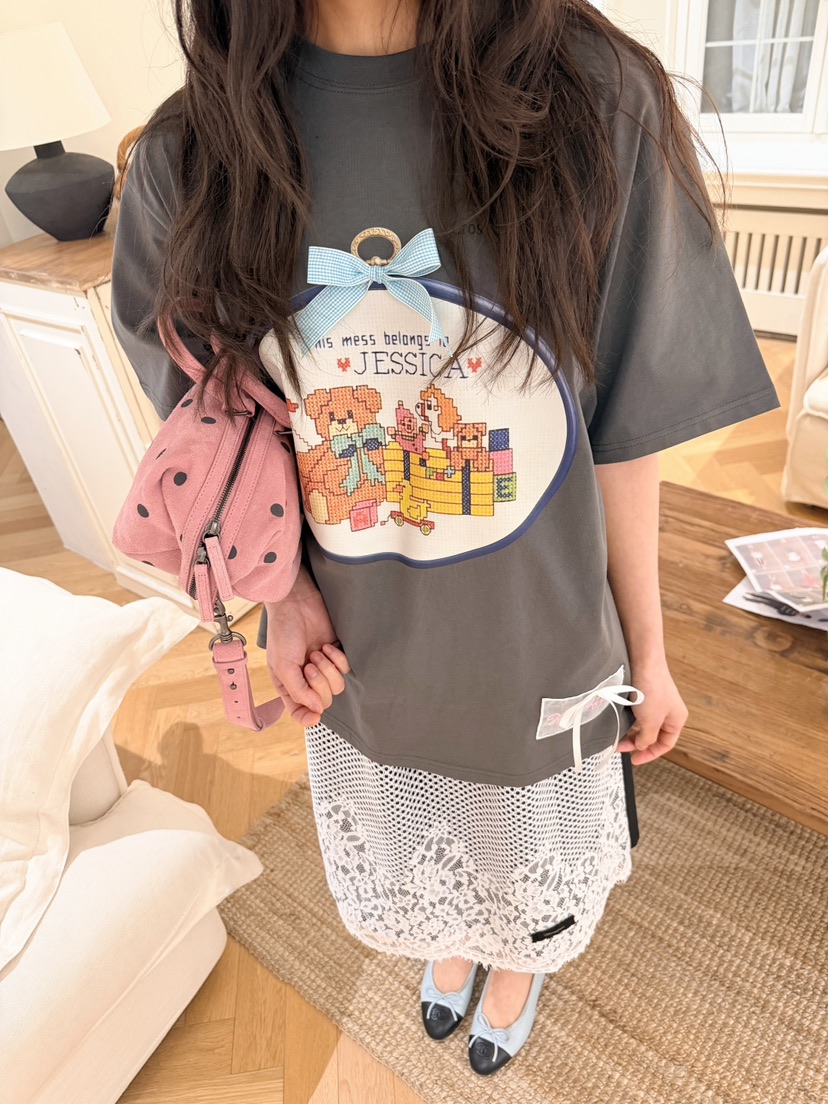 BOUTIQUE-L東大門直郵女士新品休閑熱賣推薦26春夏時尚T恤BOUTIQUE-LT恤