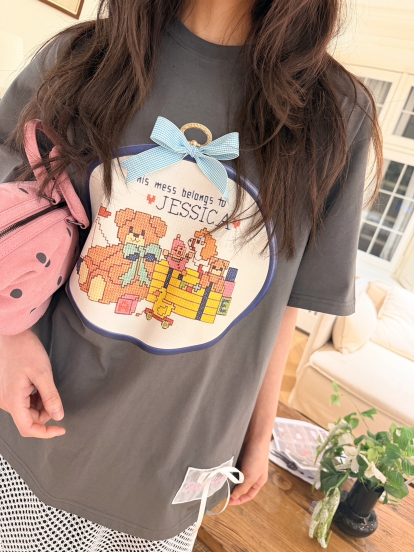 BOUTIQUE-L東大門直郵女士新品休閑熱賣推薦26春夏時尚T恤BOUTIQUE-LT恤