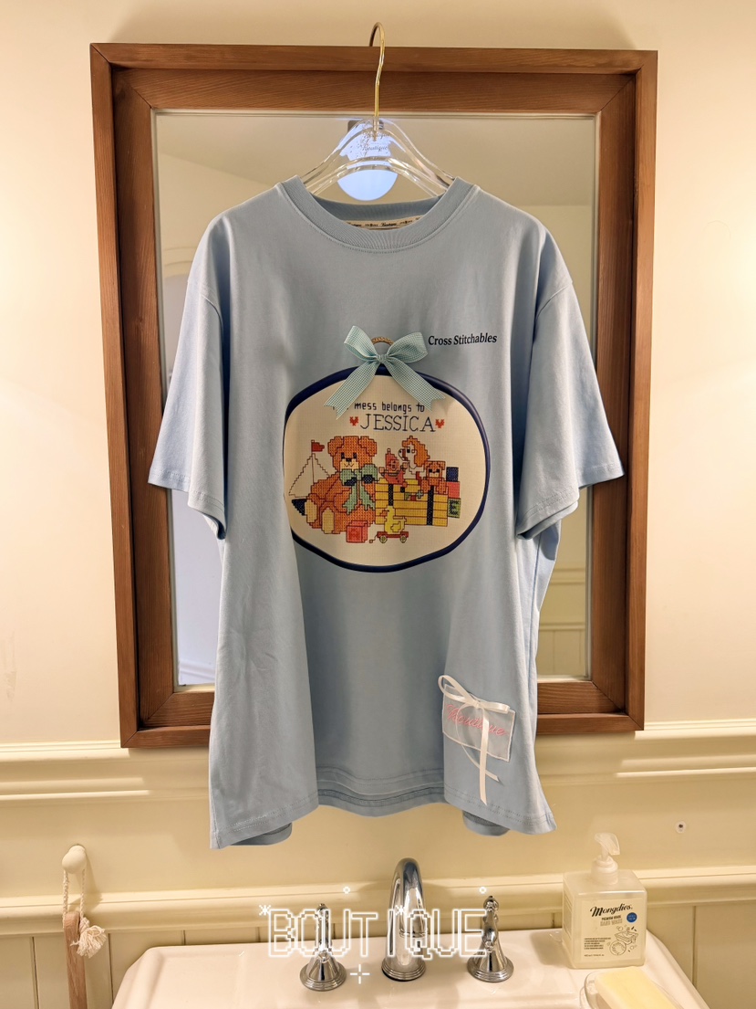 BOUTIQUE-L東大門直郵女士新品休閑熱賣推薦26春夏時尚T恤BOUTIQUE-LT恤圖色1