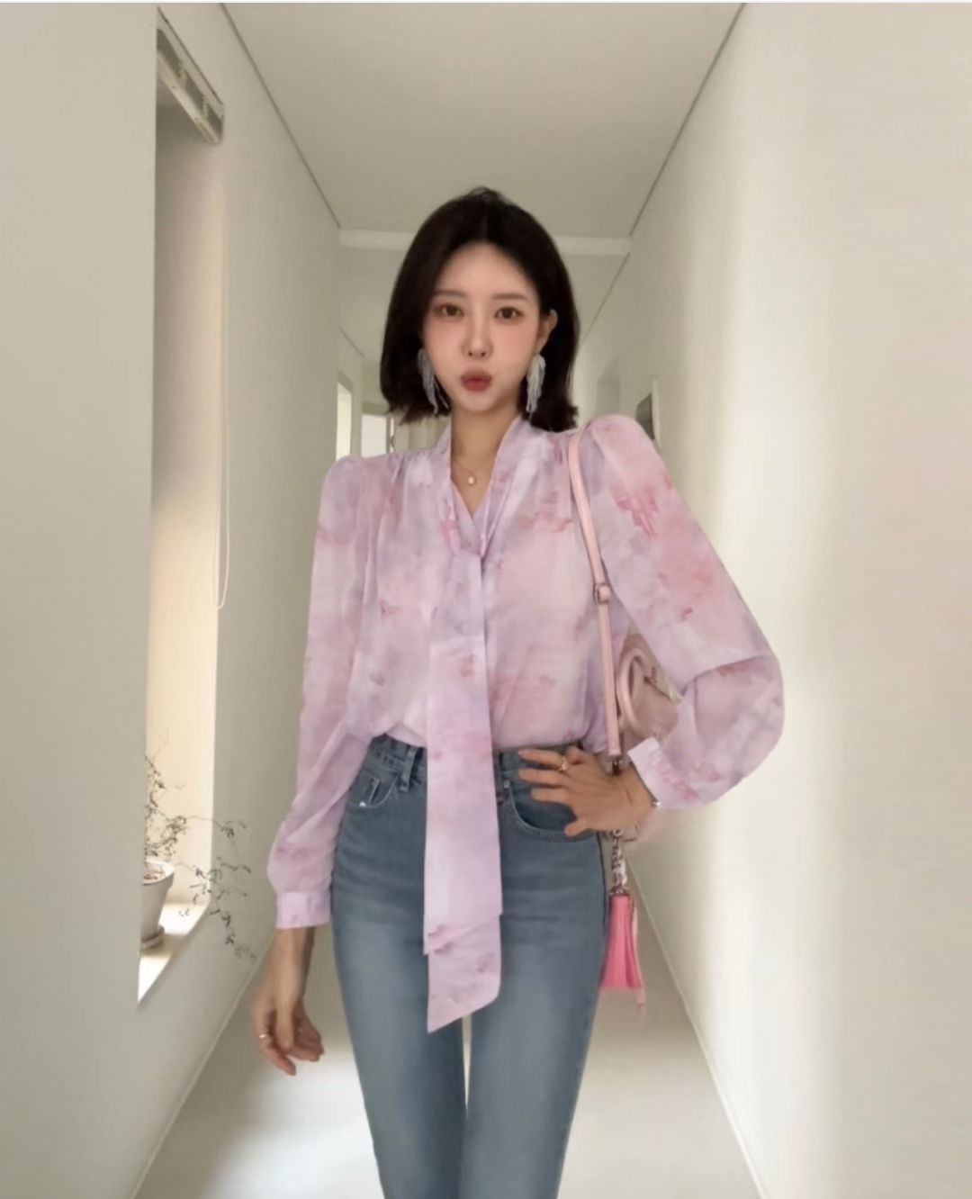 GUNNY GIRLS-거니걸스-T韓國直郵女裝新款熱賣襯衫蕾絲衫GUNNY GIRLS襯衫/蕾絲衫