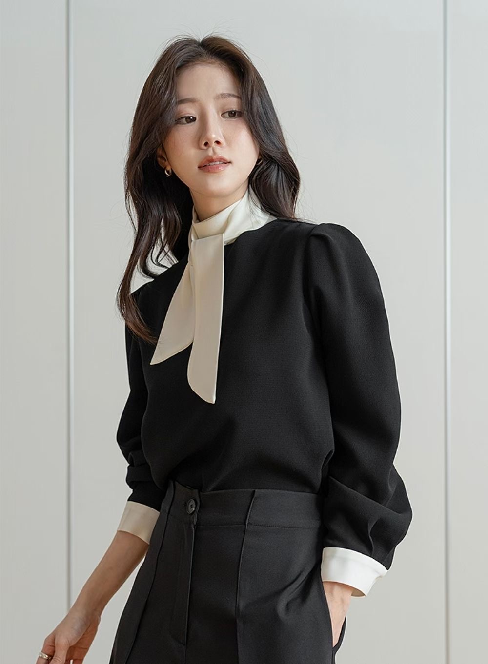 GUNNY GIRLS-거니걸스-T韓國直郵女裝新品職業襯衫蕾絲衫GUNNY GIRLS襯衫/蕾絲衫