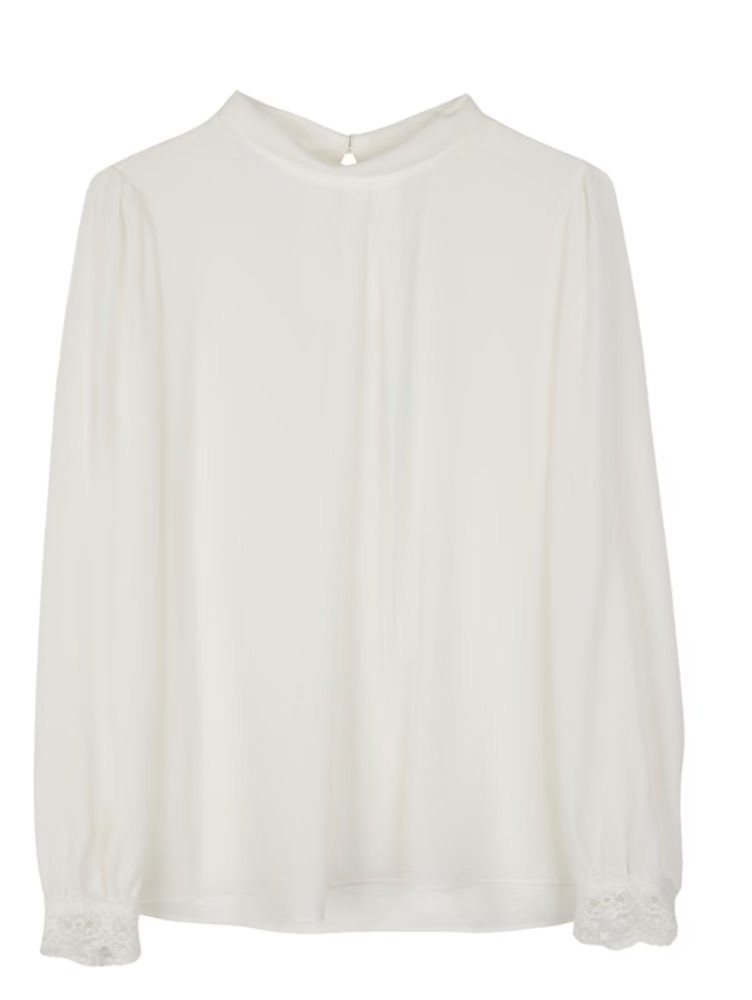 GUNNY GIRLS-거니걸스-T東大門直郵女士新款時尚襯衫蕾絲衫蕾絲褶裥GUNNY GIRLS襯衫/蕾絲衫圖色2