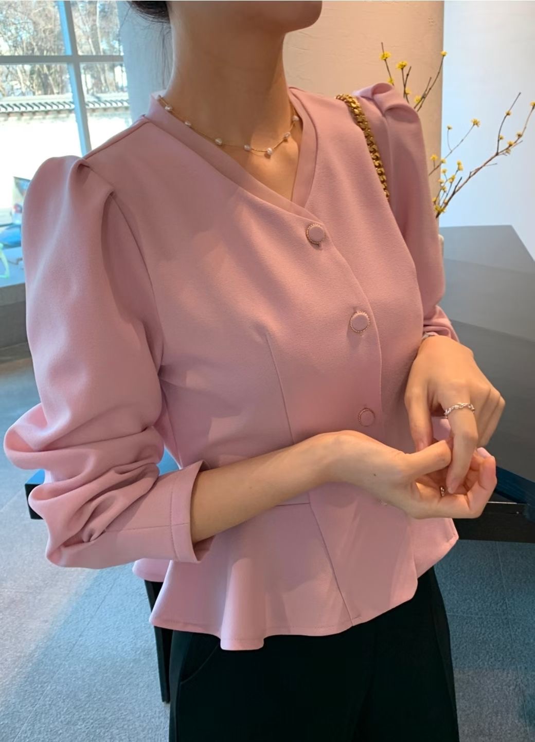 GUNNY GIRLS-거니걸스-T韓國代購女士新品休閑襯衫蕾絲衫GUNNY GIRLS襯衫/蕾絲衫