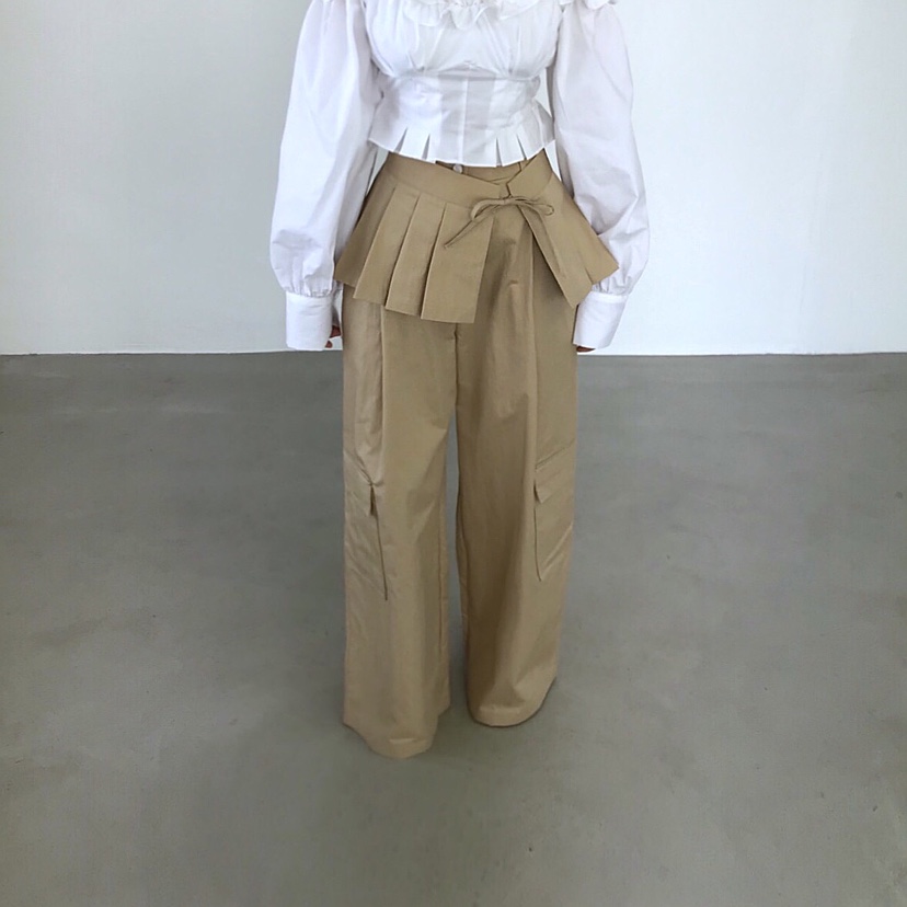 2TWO MOON東大門實拍女裝新款職業人氣真品時尚休閑褲褶皺2TWO MOON休閑褲