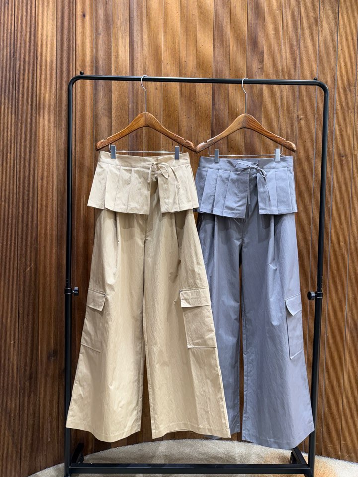 2TWO MOON東大門實拍女裝新款職業人氣真品時尚休閑褲褶皺2TWO MOON休閑褲