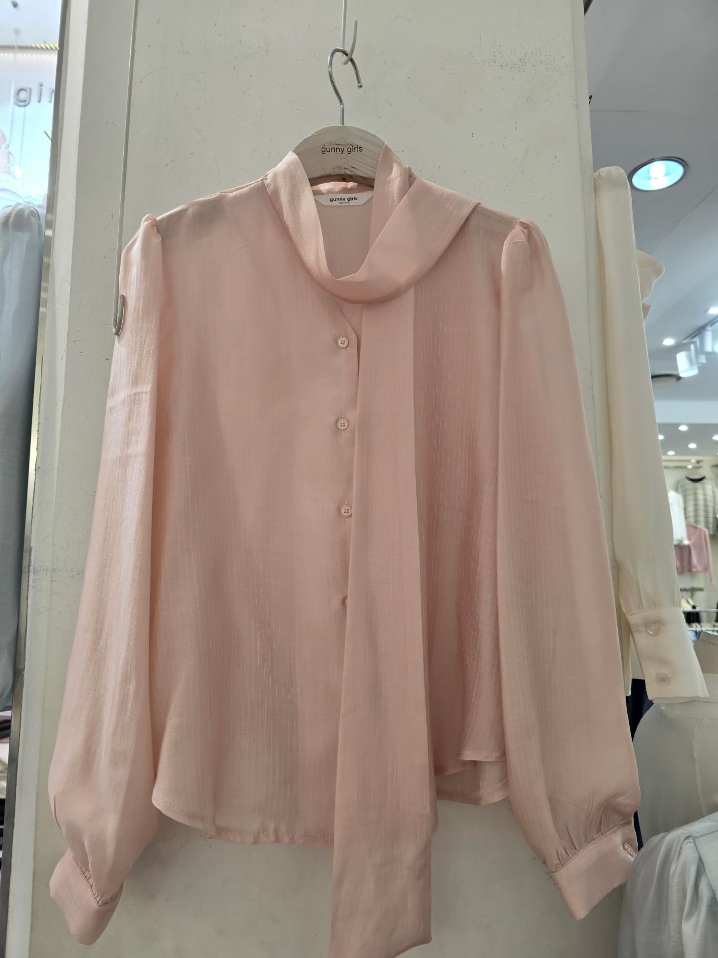 GUNNY GIRLS-거니걸스-T韓國直郵女裝新款熱賣襯衫蕾絲衫GUNNY GIRLS襯衫/蕾絲衫圖色2