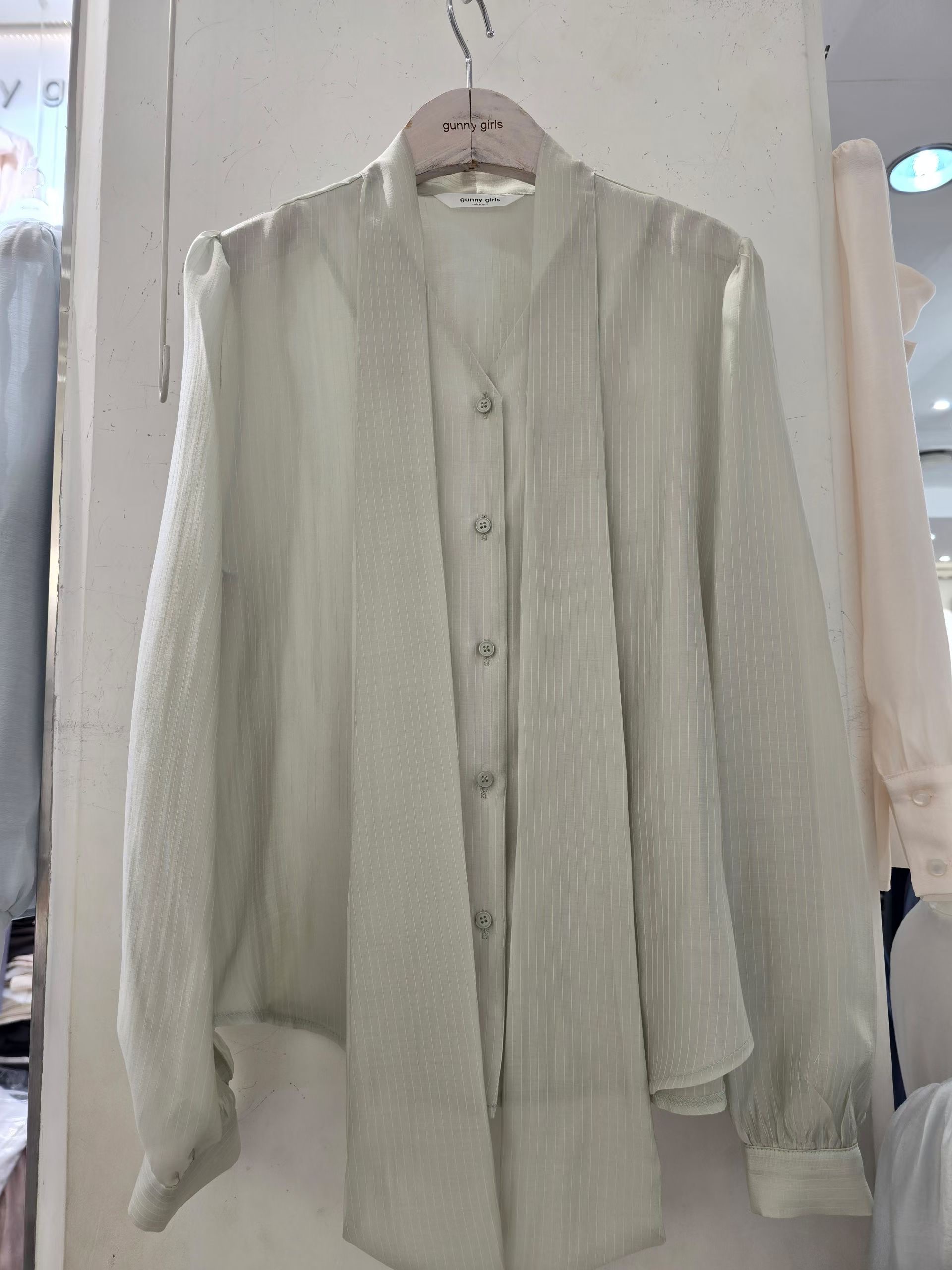 GUNNY GIRLS-거니걸스-T韓國直郵女裝新款熱賣襯衫蕾絲衫GUNNY GIRLS襯衫/蕾絲衫圖色3