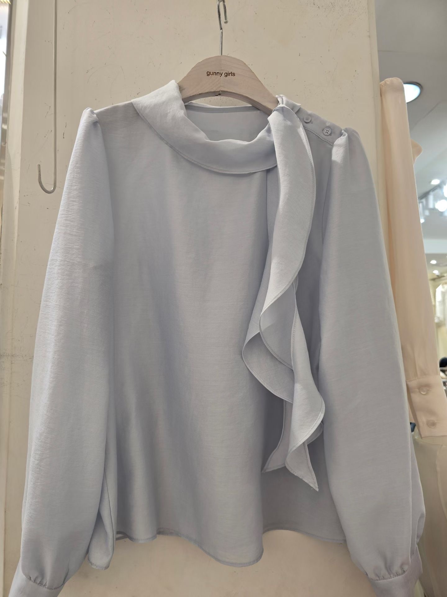 GUNNY GIRLS-거니걸스-T韓國直郵女裝新款職業襯衫蕾絲衫GUNNY GIRLS襯衫/蕾絲衫圖色1