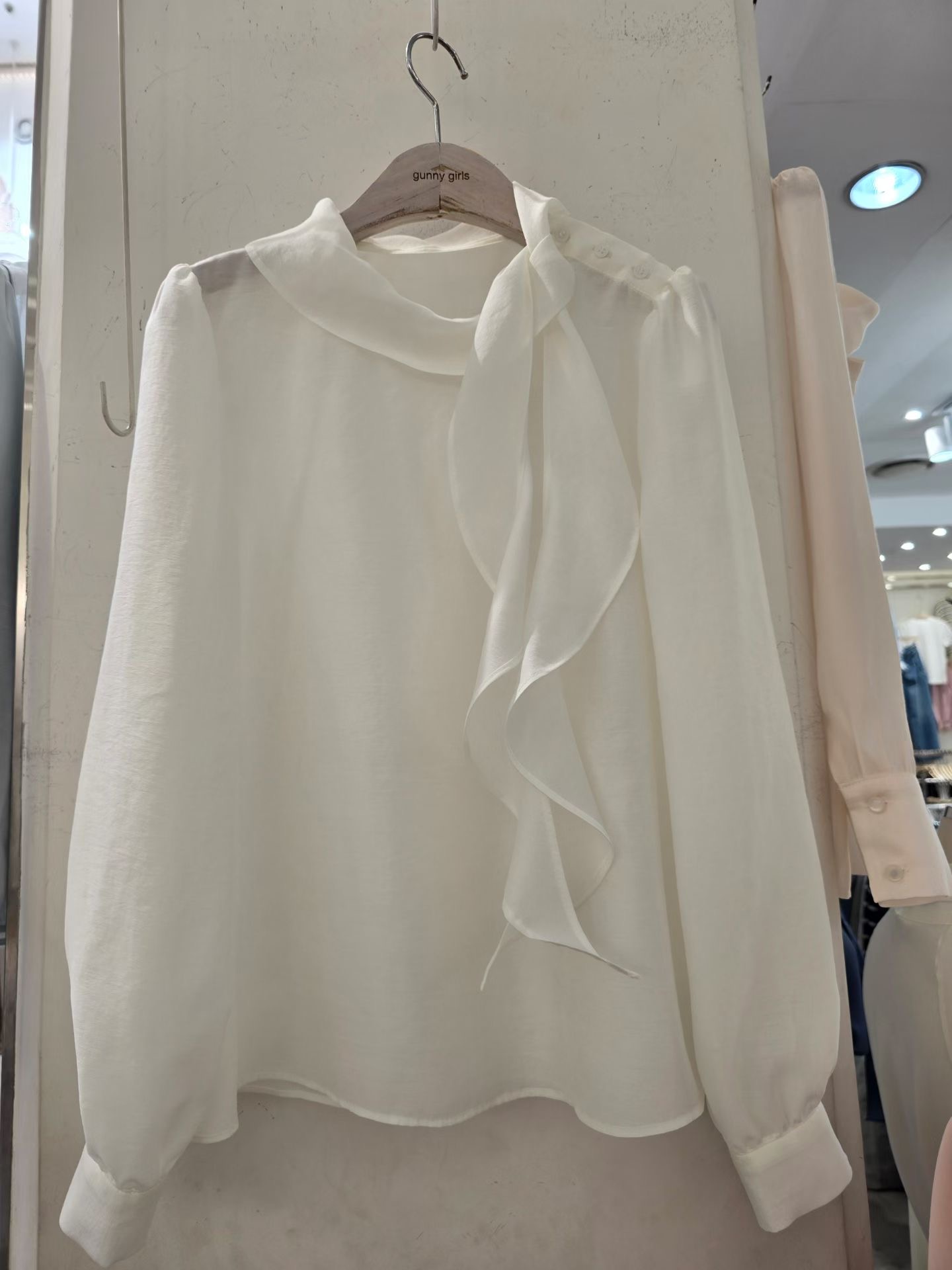 GUNNY GIRLS-거니걸스-T韓國直郵女裝新款職業襯衫蕾絲衫GUNNY GIRLS襯衫/蕾絲衫圖色2