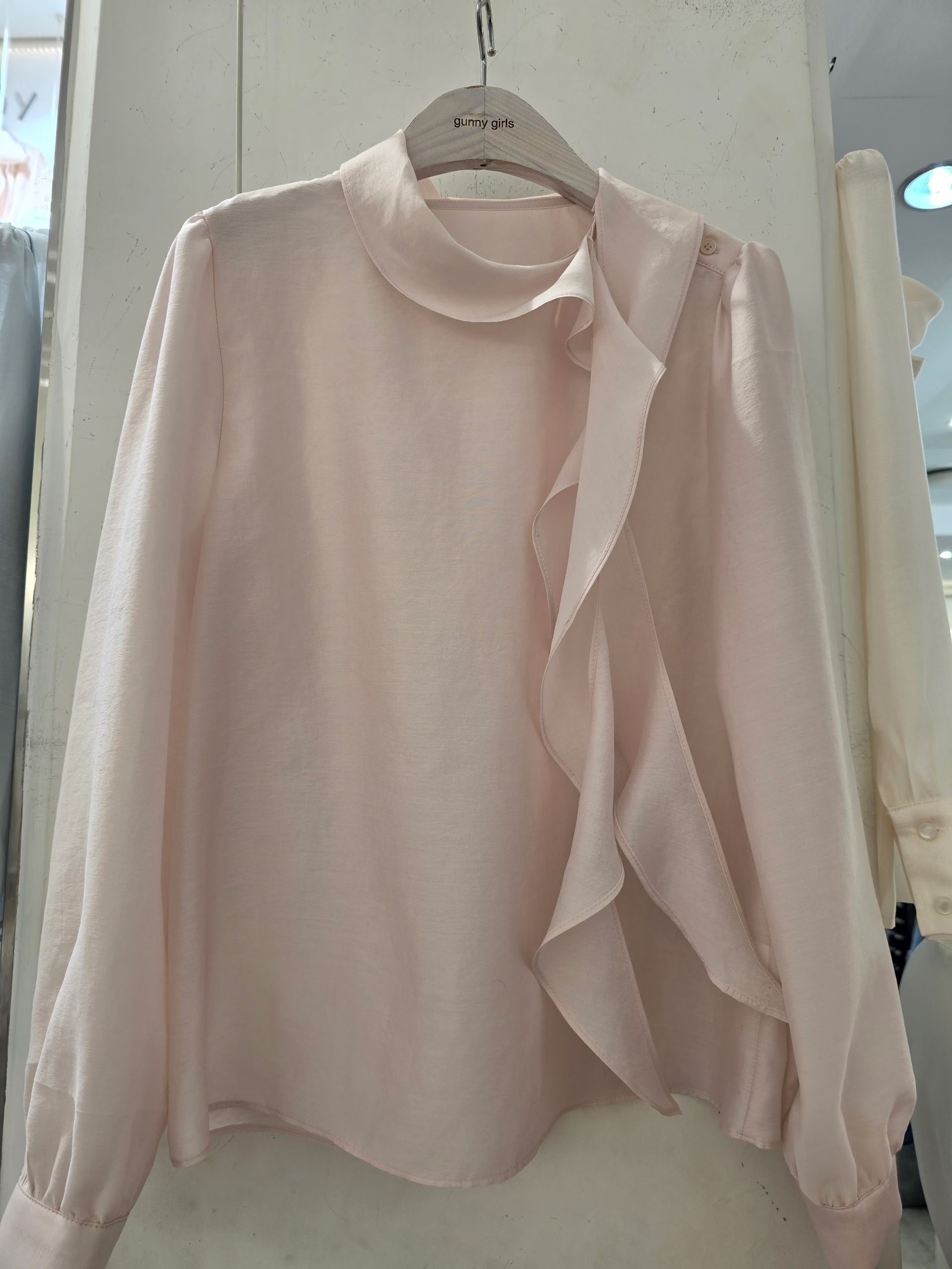 GUNNY GIRLS-거니걸스-T韓國直郵女裝新款職業襯衫蕾絲衫GUNNY GIRLS襯衫/蕾絲衫圖色3